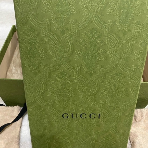 Original GUCCI WOMEN PRINCETOWN LEATHER SLIPPERS 🔥🔥🔥🔥🔥 - Picture 4 of 12